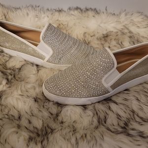 Glitter loafers